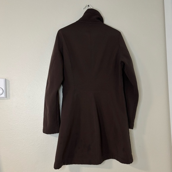 Patagonia Women Brown Long Au Train Fleece Coat - Picture 12 of 12